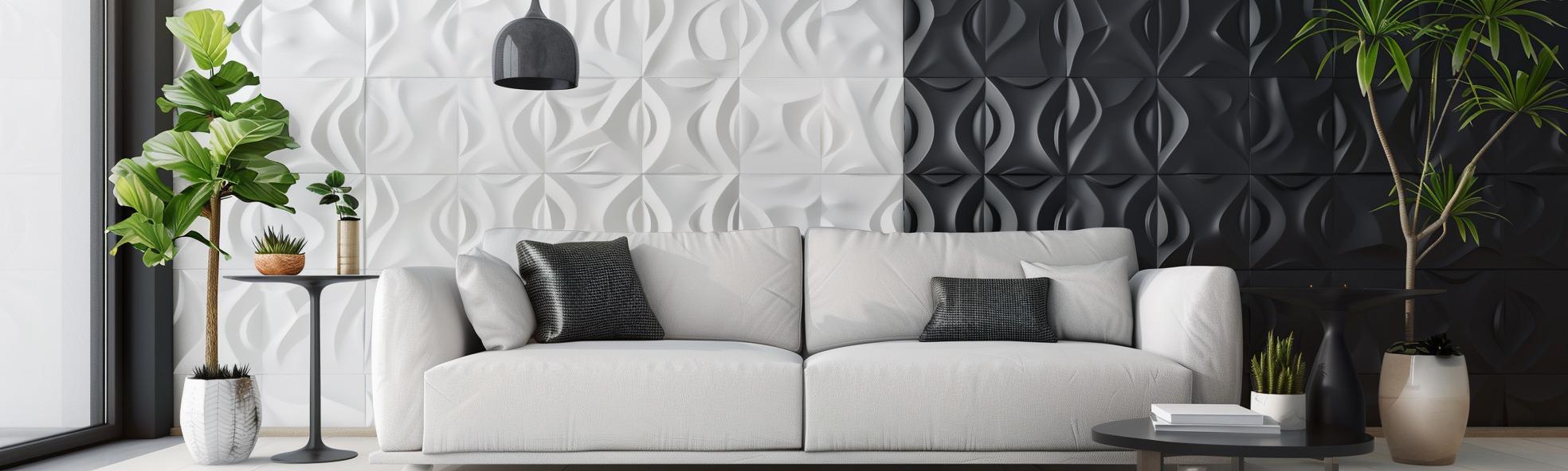 Mur en panneaux 3D